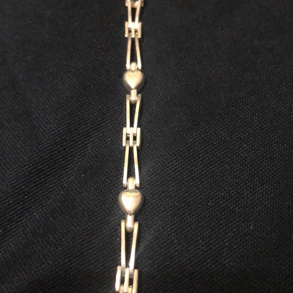 Chain link Heart Bracelet - Silver - Picture 1 of 4